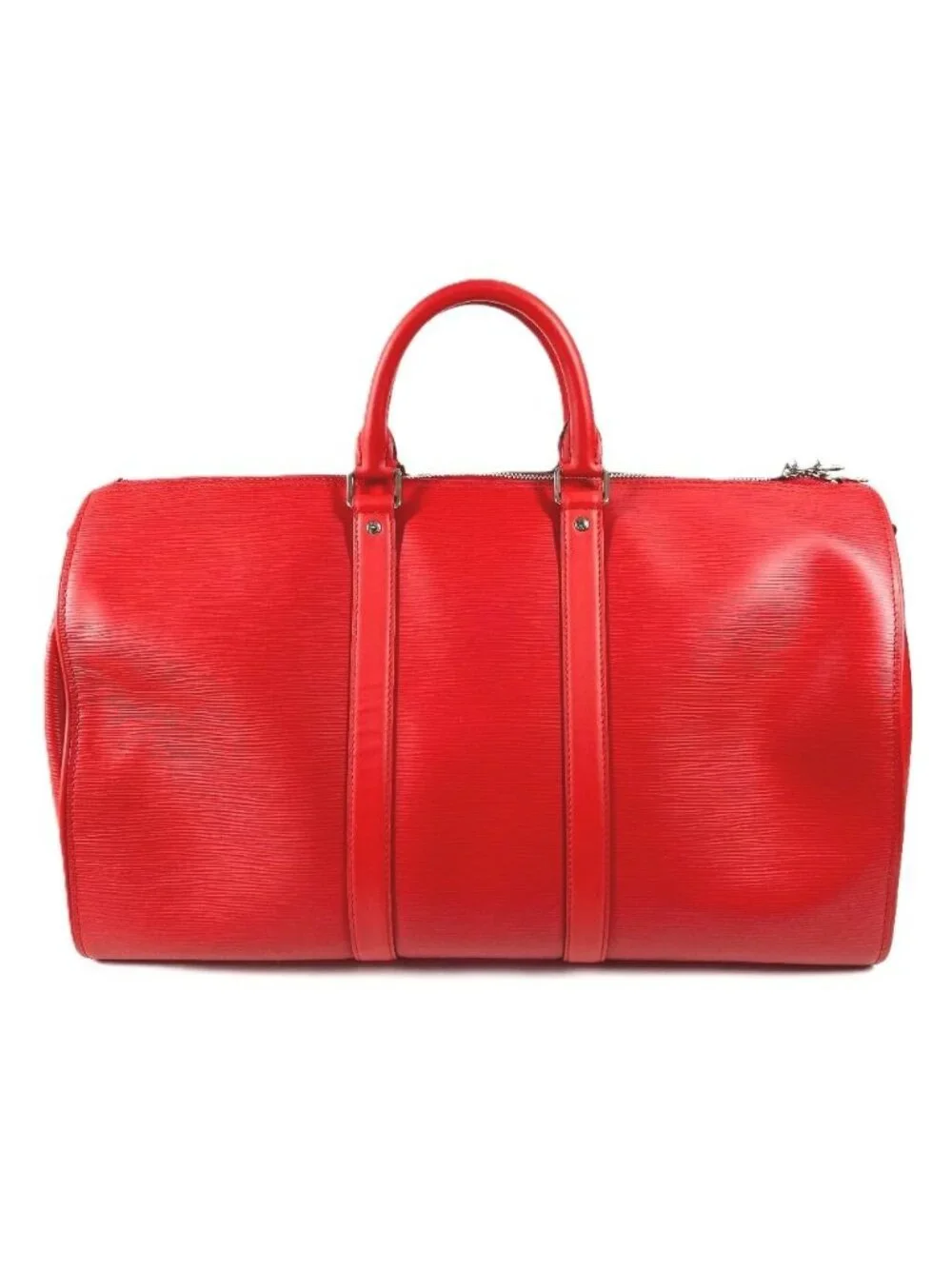 Louis Vuitton Boston Bag Keepall Bandouliere 45 Epi Leather Red